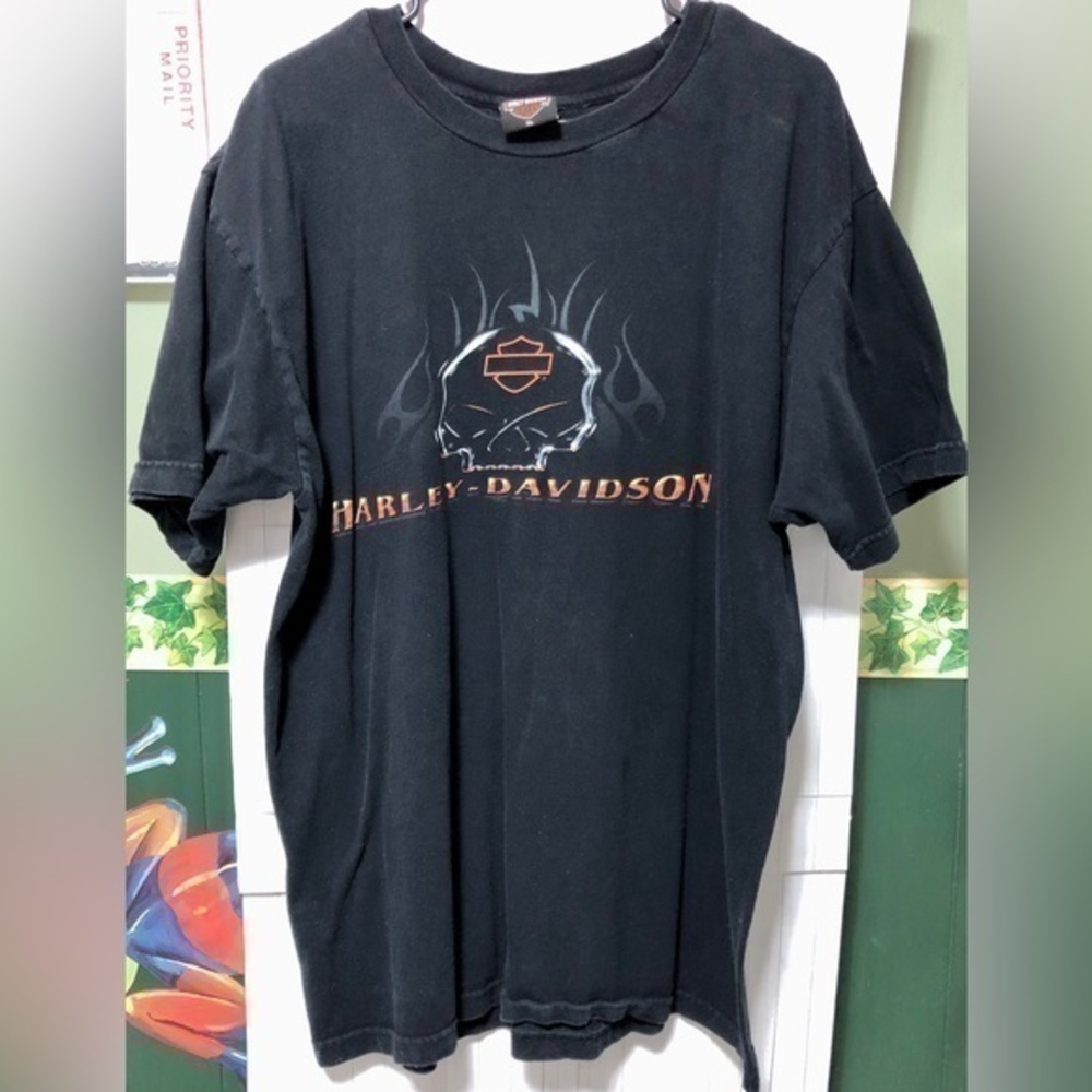 💠Harley-Davidson Black Cotton T-shirt Algona, Iowa 🟧